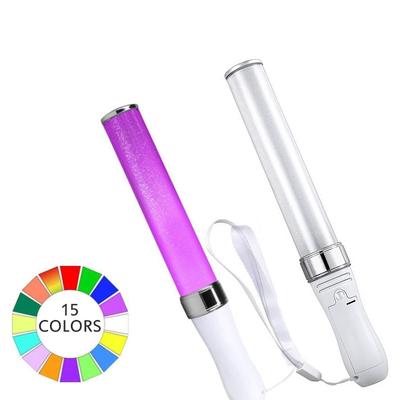 Battery Powered Light Stick 3W 15 Colors Change LED Glow Stick For Vocal Concerts Parties Wedding Fluorescent Camping Decor