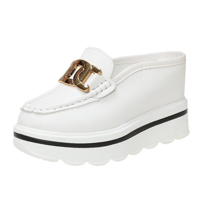 Luksusowe buty designerskie damskie mokasyny czółenka eleganckie średnie obcasy damskie buty 2024 trampki na platformie dziewczęce koturny duży rozmiar 42