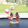 Car Accessories Interior Woman Ornament Cute Creative Desktop Couple Valentine's Day Present Car Center Console Decoration