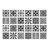 24pcs Mandala Wall Stickers Kitchen Self-Adhesive Waterproof Tile Stickers Bathroom Decor Moroccan Pvc Decal