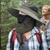 UV Hat Mesh Wide Brim Fishing Hat With Face Cover & Neck Flap Bucket Hats Sun Protection Hat For Beach Fishing Hiking Camping
