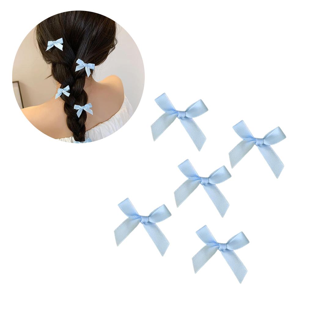 4PCS Braids Mini Bowknot Hair Clip for Hot Girls Ribbon Bowknot Shape Hair Barrettes for Teens Girls Christmas Gift
