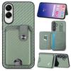 For Samsung Galaxy S25 Edge Case Card Slots Kickstand Phone Back Cover with Card Tool