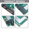 Universal Mini PCIE SSD Adapter mSATA to 2.5in SATA3 Converter Module 6Gbps Fast Integrates Drive into Laptops