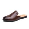 Übergröße 45 46 Slip-On Mules Freizeitschuhe Loafer Lässige Halbschuhe Für Herren Ledersneaker Backless Slides Sandalen
