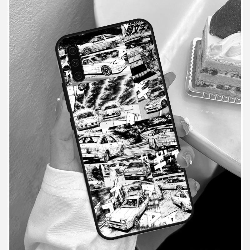 Initial D Car Case For Samsung A12 A32 A42 A52 A72 A52S A03S A21S A11 A31 A51 A71 A10 A50 A70 Full Cover