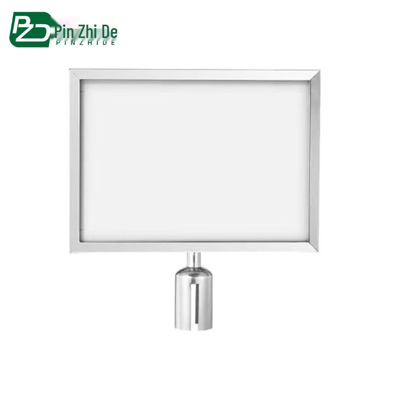 A4 Retractable Belt Barrier Sign Holder