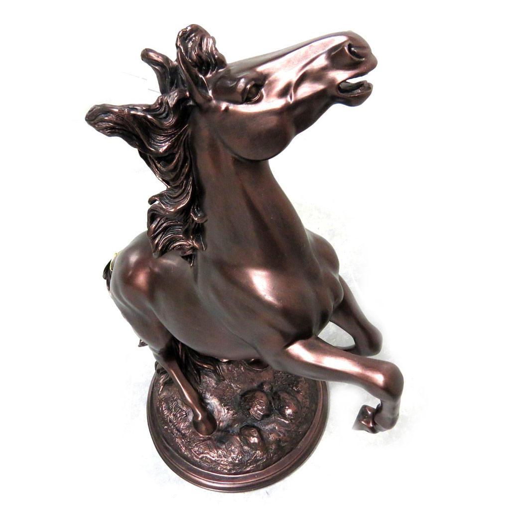 Les Trésors De Lily [L8863] - Bronzefigur „Flamboyant Horse“. (61 cm)