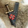 Medieval PU Leather Knight Sword Scabbard Viking Knight Leather Knife Holder Role Playing Live Action Role Playing Accessories