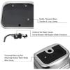 TYTXRV Caravan Accessories RV Sink Stainless Steel Hand Wash Basin Sink with Folded Fauce for RV Caravan Boat Kitchen
