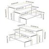 Desktop-Displayständer Acryl Mehrschichtig Transparentes Lagerregal für Klassenzimmerbedarf Büro Schreibtisch-Organizer