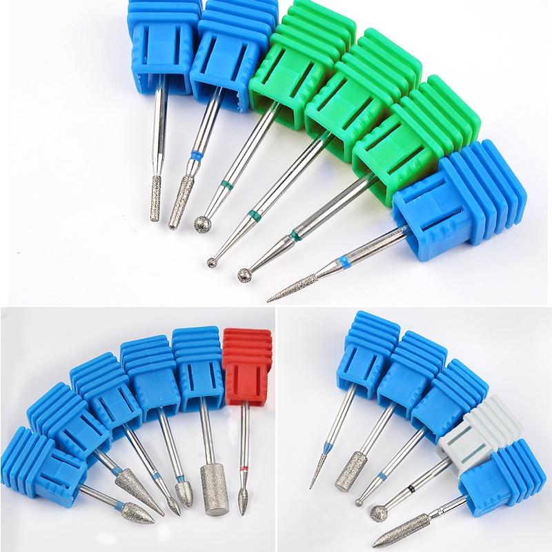 Dispozitiv de tăiat cap de șlefuit de unghii din oțel tungsten pentru manichiură Burghie de metal Freze pentru îndepărtarea unghiilor Instrumente cu gel