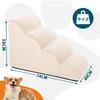 Aurako Hundetreppe für kleine Hunde, ältere Hunde, kurzbeinige Hunde, mit Gelenken, Katzen, Hündchen, Stufen, Abhänge, Treppen, Treppen, Abhänge,