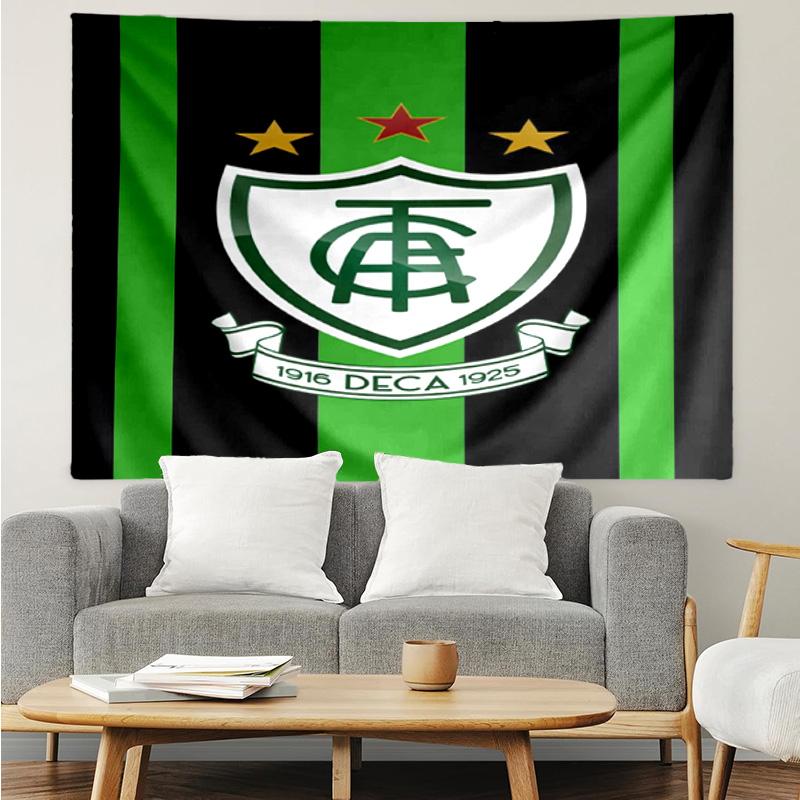 America Futebol Clube Tapestry Hanging for Bedroom,Livingroom, Playroom,Decor Art Room Wall Tapestry Holiday and Birthday Gifts