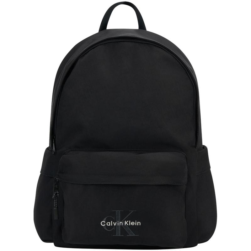 Calvin Klein Casual Campus Style Letter Large Capacity Fabric Backpack Men s Space Black чёрный