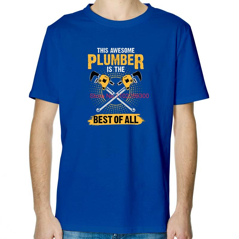 Plumber Gas Pipe Pipefitter Graphic T Shirts Fashion Summer Tees Tops Cotton New Shirts And TShirts Unisex Round Neck TShirt