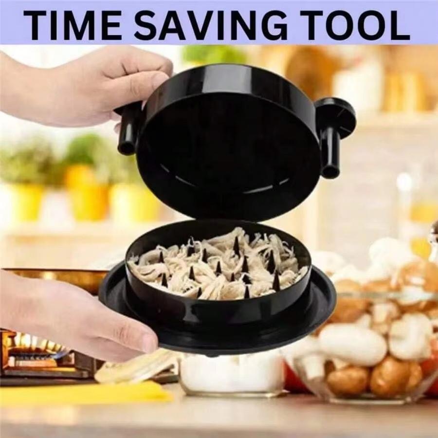Strumento per sminuzzare il pollo, separare la carne dal petto, macinare la macchina con coperchio per sminuzzare pollo, maiale, manzo