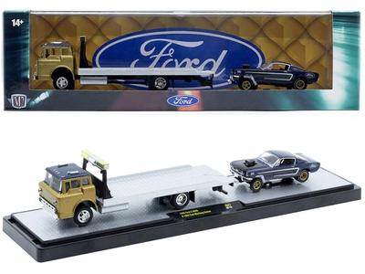 M2 MACHINES 1/64 Auto-Hauler Release 36000-87 – 1990 Ford C-8000 & 1966 Ford Mustang Gasser
