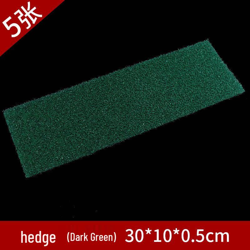 DIY Green Hedge Sandbox Shrub Model Materials for Outdoor Landscape and Simulation