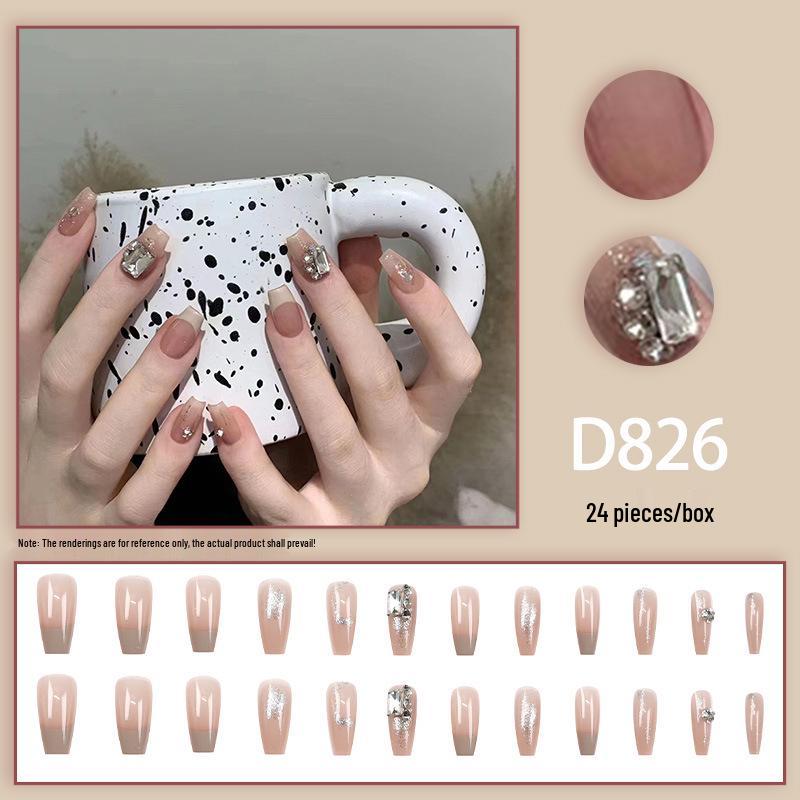 Trendy Milky White Ice Cream-Inspired French Fake Nails - Cool Whitening High-End Wearable Design