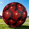 1 ks Fotbalový míč s designem fotbalového klubu, velikost 5 - Protiskluzový fotbalový míč pro venkovní sportovní aktivity, Odolný míč pro hru