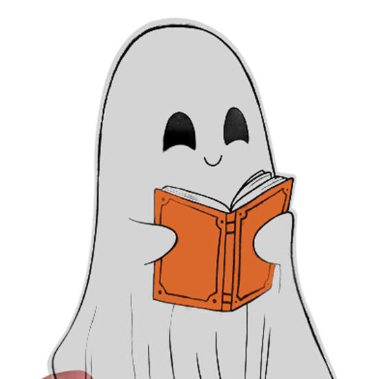 Průhledná záložka duch Halloween Roztomilý duch Záložka na čtení Gotický čtenářský doplněk pro milovníky knih Dárky