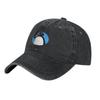 Retro Hello Pingu Baseball Cap Unisex Women Denim Snapback Hat Penguin Series Cartoon Meme Cute Funny Outdoor Running Golf Gift Hat