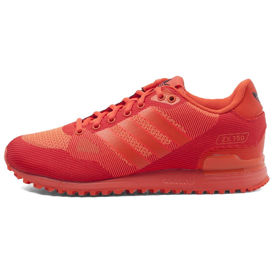 Adidas Originals ZX 750 WV Comfortable Non-Slip Wear-Resistant Low-Top Lifestyle Casual Shoes Unisex Casual Shoes Red S80126