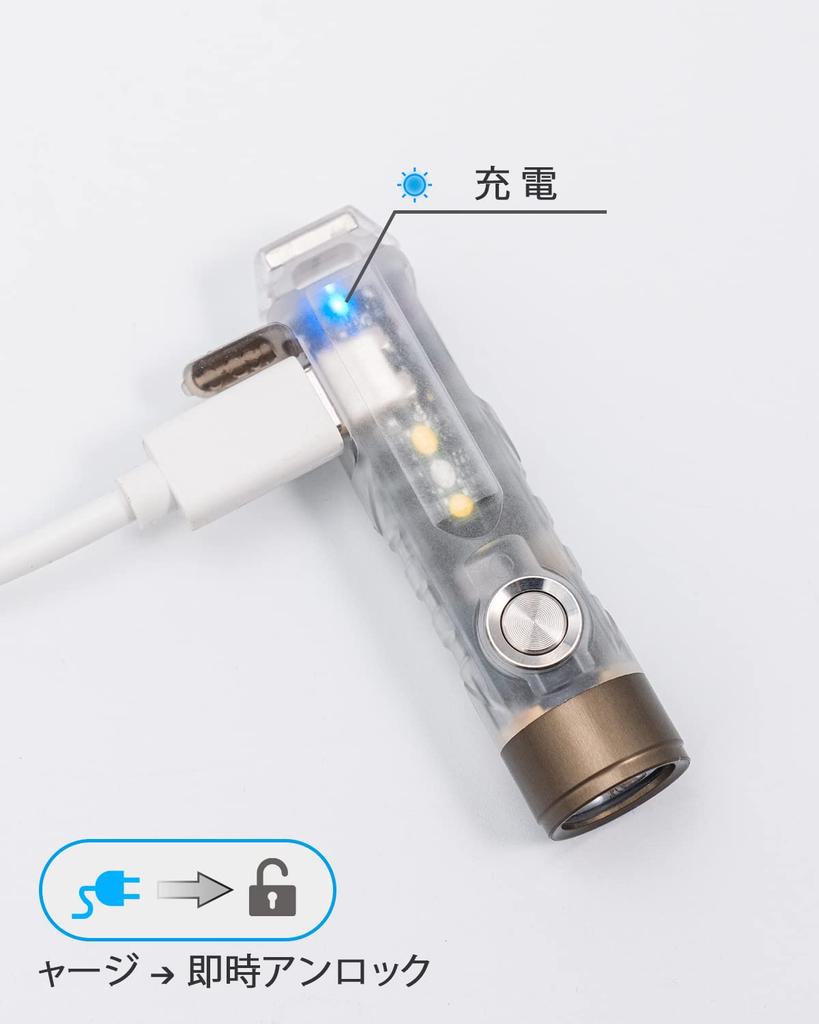 RovyVon Aurora A7 G4 7075 LED 650 Super Mini Momentary Lock Easy to Ideal for Emergency Situations Ultra-Compact Flashlight, Lumens, Bright, EDC,