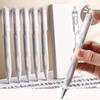 Gel Rollerball Pens Black Ink Retractable Fine ST Point Minimalist Design Pens Set for Writing Students School Office