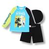 Kids' Quick-Dry Swim Set: Long Sleeve Sun Protection for Boys and Girls.