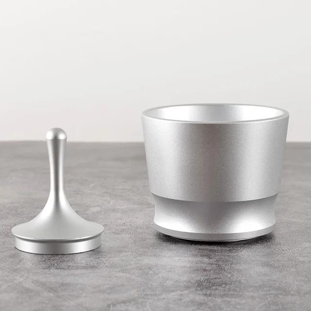 Inel de dozare cafea Aliaj de aluminiu Alimentator inteligent de pudră Râșniță Bol de preparare Ceașcă Instrument Barista pentru EK43 51/58mm Tamper de cafea