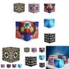 Popular Geometric Magic Cube Magnetic 3x3 Puzzle Toy For Kids Educational And Stress-relieving Material)
