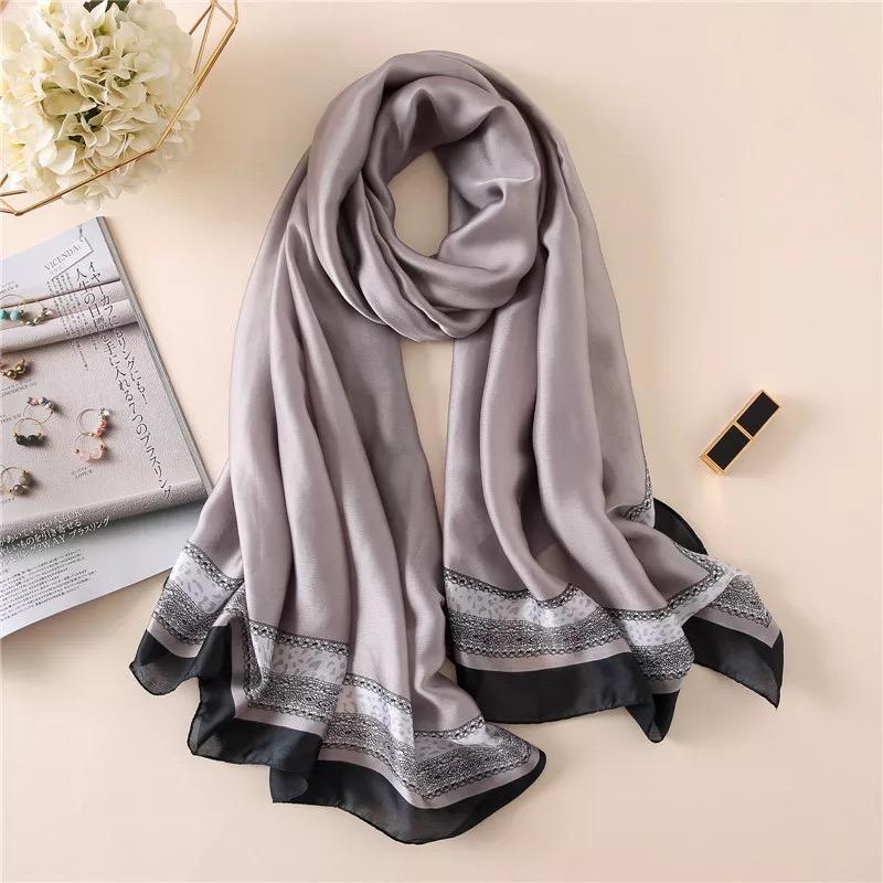 180*90cm muffler new Luxury Brand Scarf Women Shawls Wraps Spring Hijab Bufanda Foulard Female Bandana Beach Stoles Silk