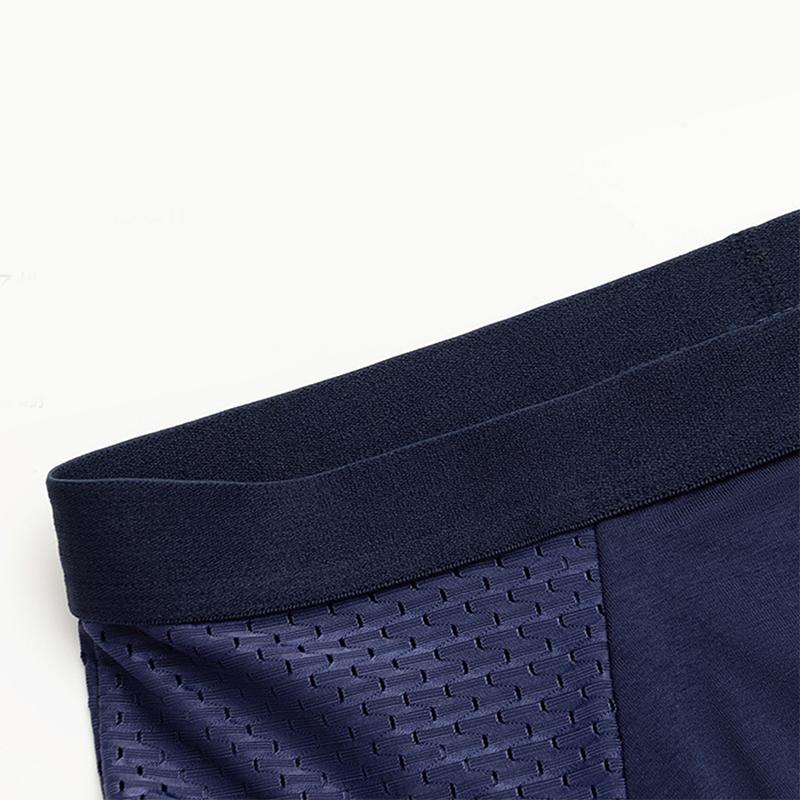 Quick-drying Mesh Ice Silk Men's Briefs for Men's Modal Breathable Summer Refreshing Mesh Pants Ultra-thin