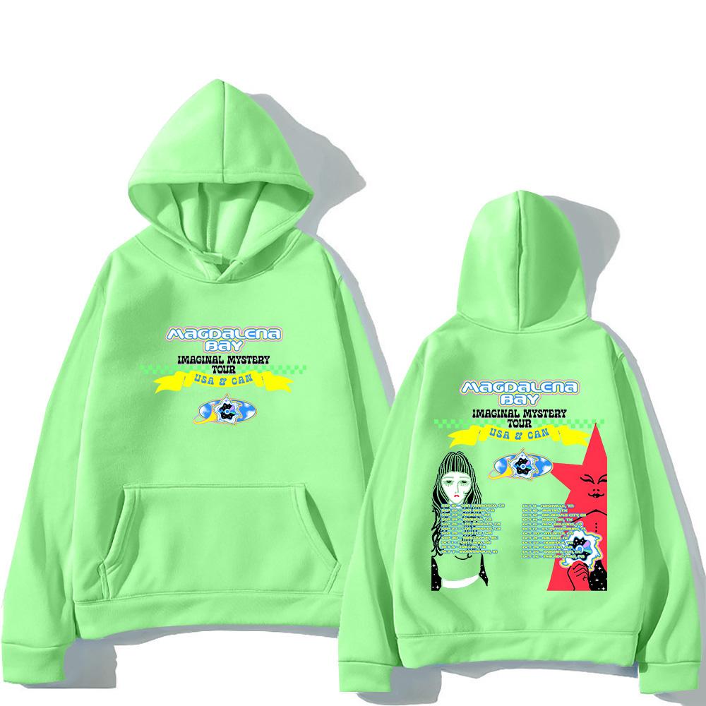 Magdalena Bay Imaginal Mystery Tour Hoodies New Harajuku Aesthetic Pullovers Women Men Fashion Hooded Sweatshirts High Quality