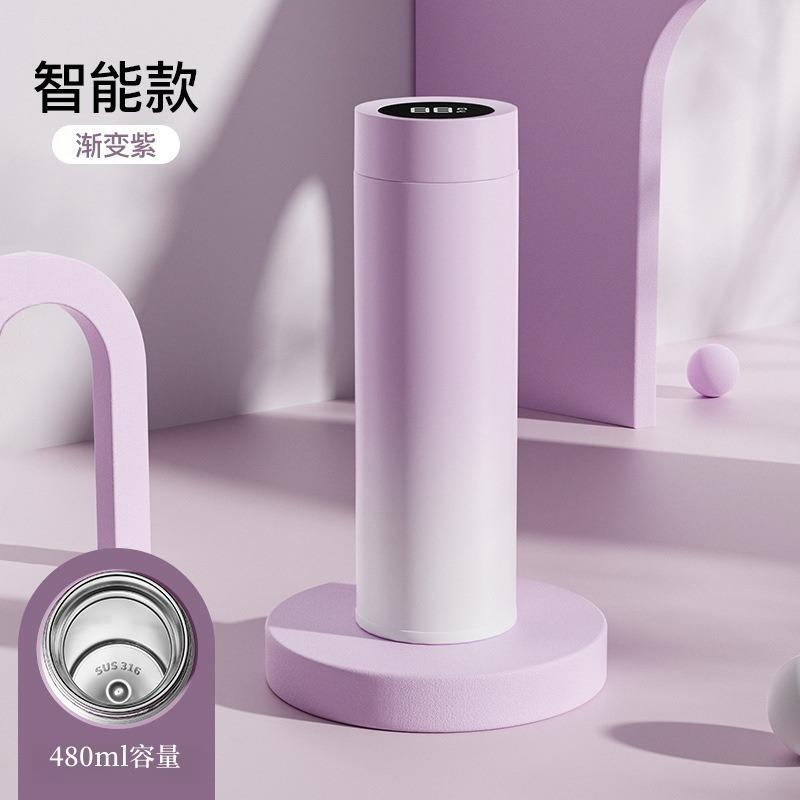 Food Grade BPA FREE  Led Temperature Display Smart Stainless Steel Thermos Vacuum Insulated Flask Water Bottle