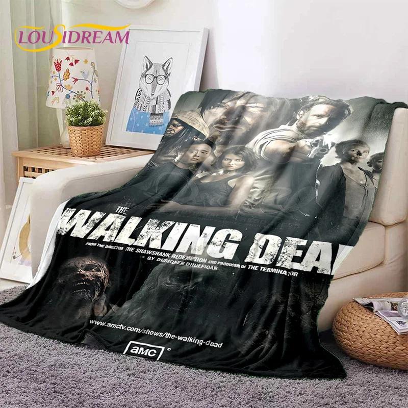 The Walking Dead Lincoln TWD Soft Flannel Blanket for Beds Bedroom Sofa Picnic,Throw Blanket for Cover Outdoors Leisure Nap Gift