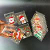 Santa Claus Christmas Treat Bags Cartoon Designs Cookie Packaging Bag  Holiday Gift