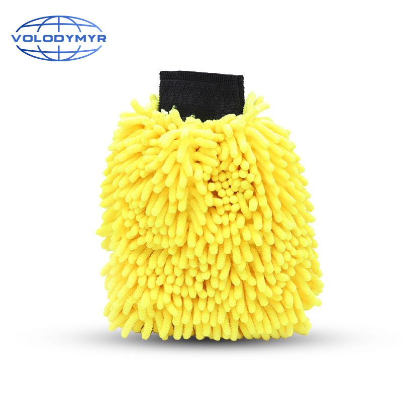 

Car Wash Mitt 125g Cleaning Tools Chenille Soft Thick Car Wash Glove Microfiber for Auto Detailing Sponge Detail Clean