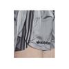 Adidas Originals Striped Embroidered Logo Elastic Waist Sports Casual Shorts Women Shorts Gray HB9423