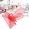 10 bucăți din organza pentru banchet canapea pentru scaune rafinate arcuri pentru decorarea petrecerii de nuntă