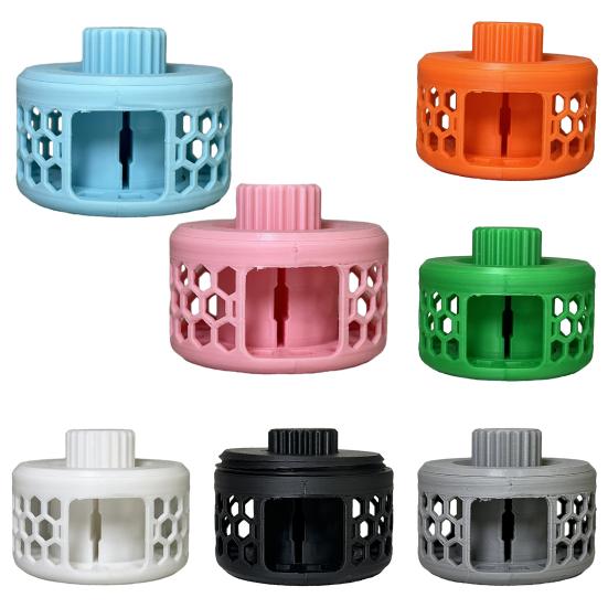 Tape Measure Organizer 3D Printed Hollow Visible Soft Measuring Tape Storage Box Portable Compact Universal Retractable Flexible Rule Holder