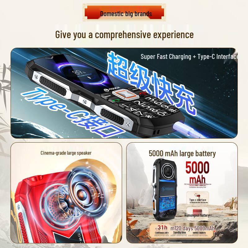 K-Touch Q7 4G Senioren-Feature-Phone (CN-Version)