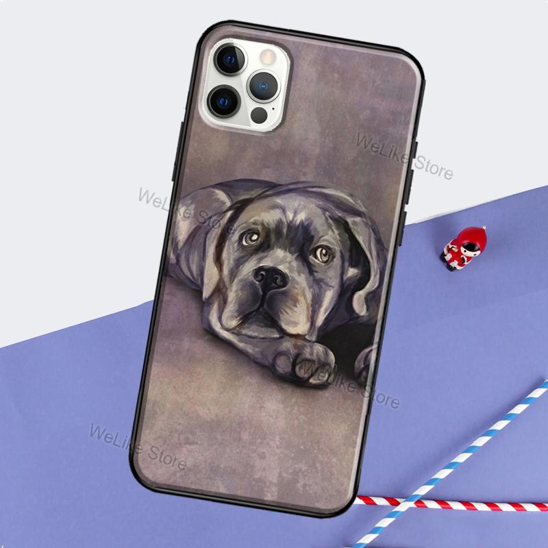 Cane Corso Italian Mastiff Phone Case For iPhone 11 13 Pro Max 12 mini 6S 7 8 Plus X XS Max SE 2020 XR Cover Coque