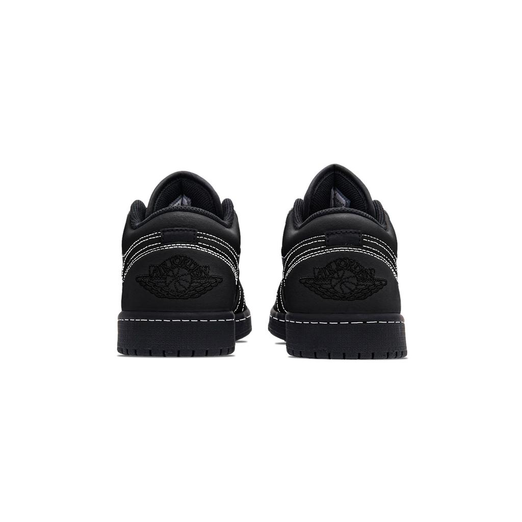 Jordan Air Jordan 1 Black Warrior AJ Cushioning Abrasion Resistant Cushioning, Wear Resistant Low top 553558-165(Team282-AJ)