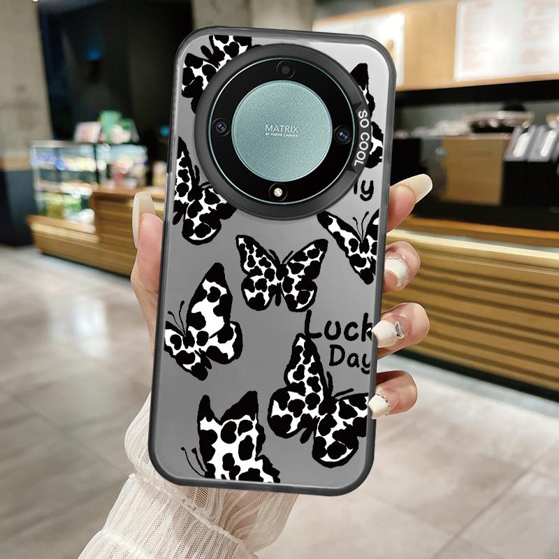 

Чехол для телефона с рисунком бабочки для Honor Magic5 Lite X9a Magic 6 Lite X9b X7a X8a X7B X8B 90 Lite 70 90 200 Smart Bumpe Cover Honor X9b