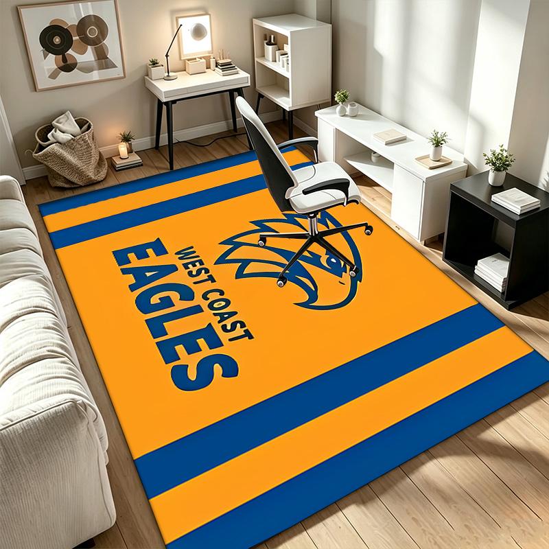 West Coast Eagles A Rug Suitable for Office Chair Areas Living Rooms and Computer Desks Perfect for Home Offices and an Ideal Holiday Gift