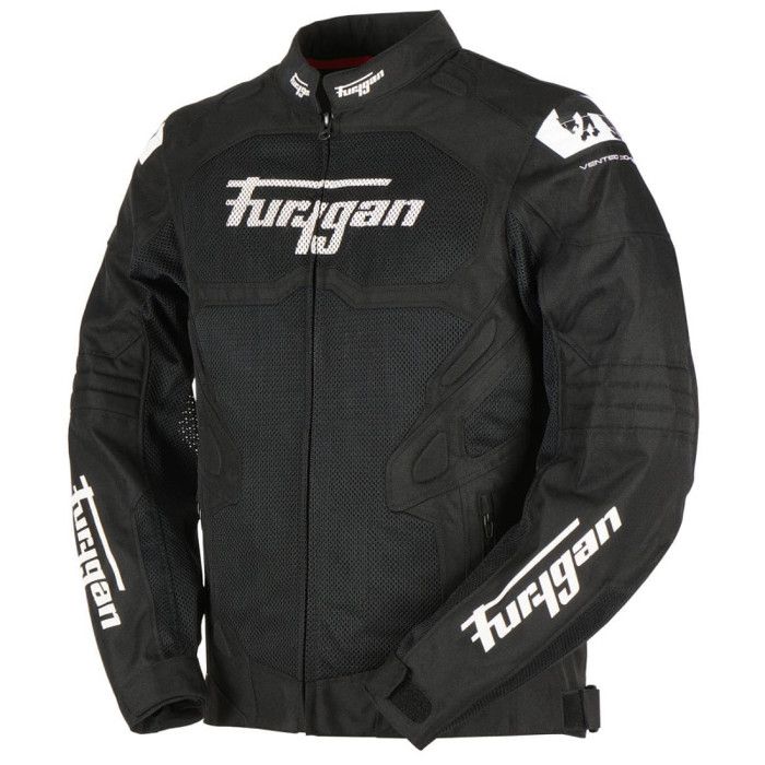 Blouson moto Furygan Mystic Evo Vented - noir/blanc - XL