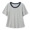 Sancai 2026 Spring Plus Size Round Neck Short Sleeve T-shirt